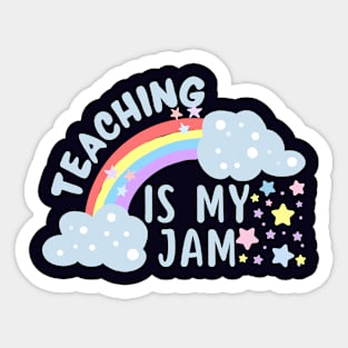 Teaching Is My Jam Sticker